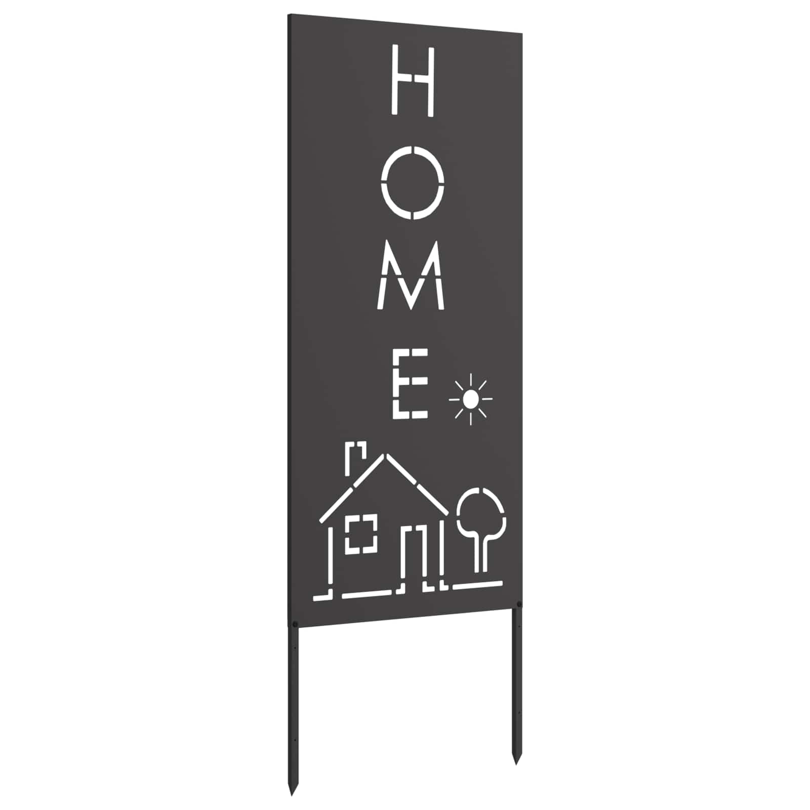 Schermo per privacy in giardino Traforo Nero 50 x 140 cm