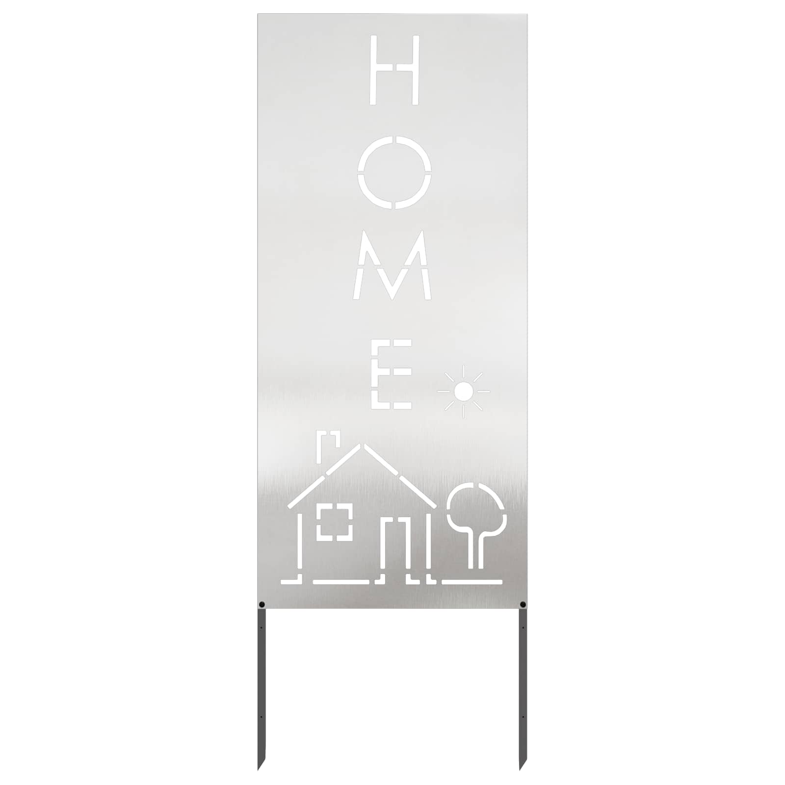 Schermo per privacy in giardino Traforo Argento 50 x 140 cm