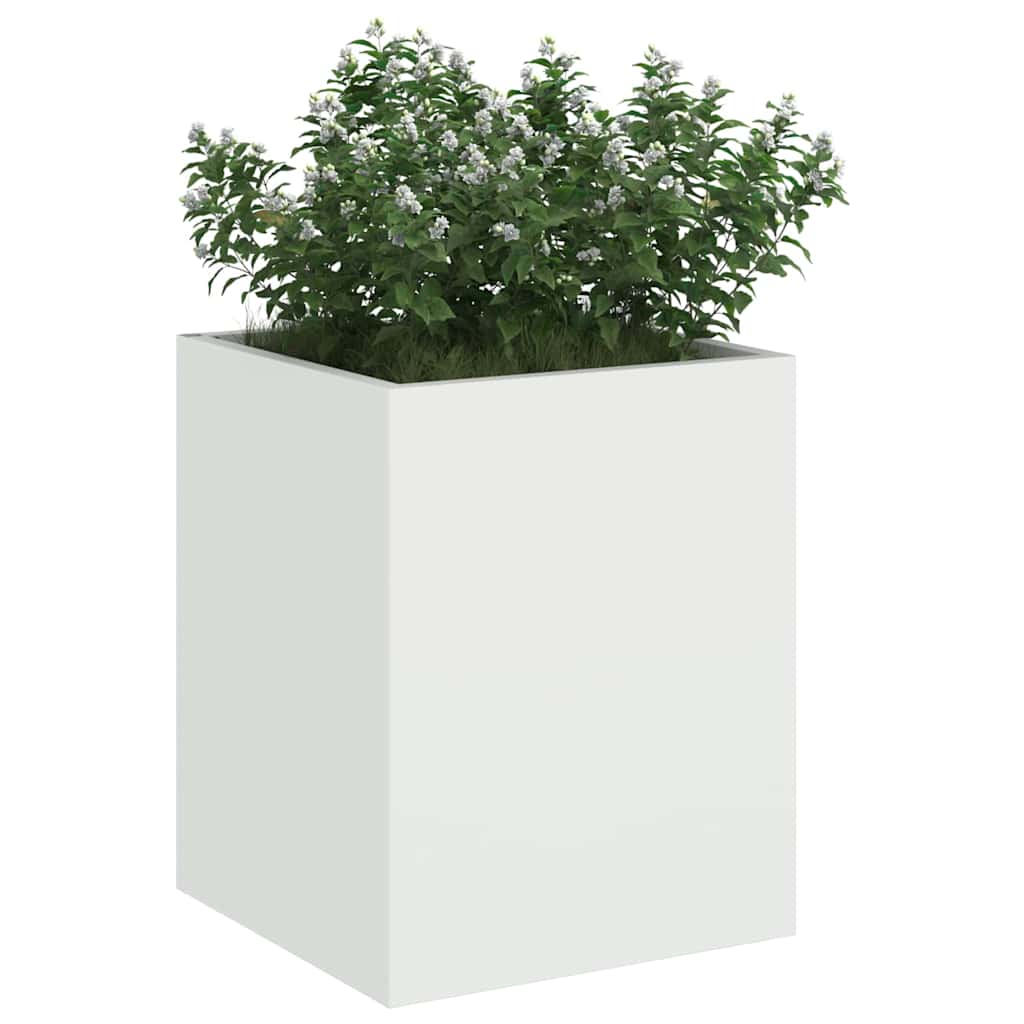 Vaso da giardino Bianco 32 x 32 x 40 cm