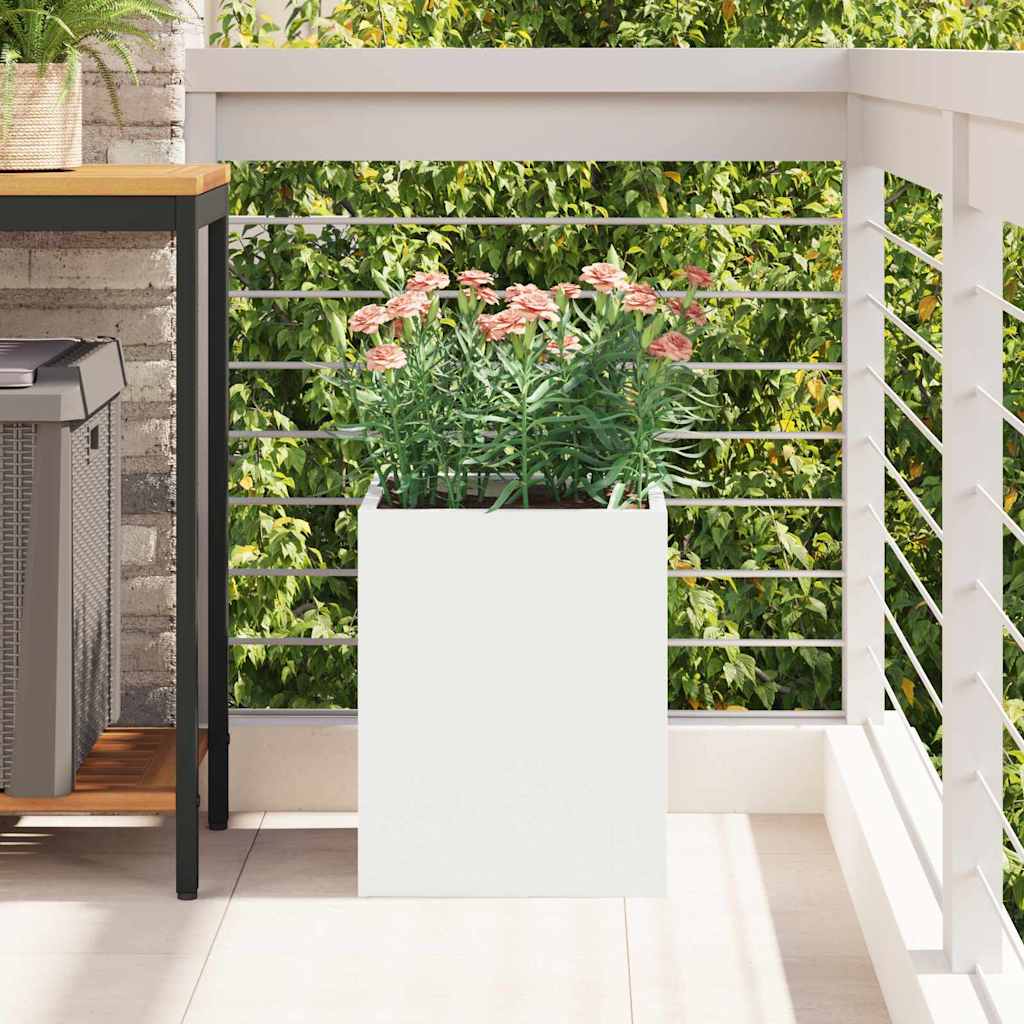 Vaso da giardino Bianco 32 x 32 x 40 cm