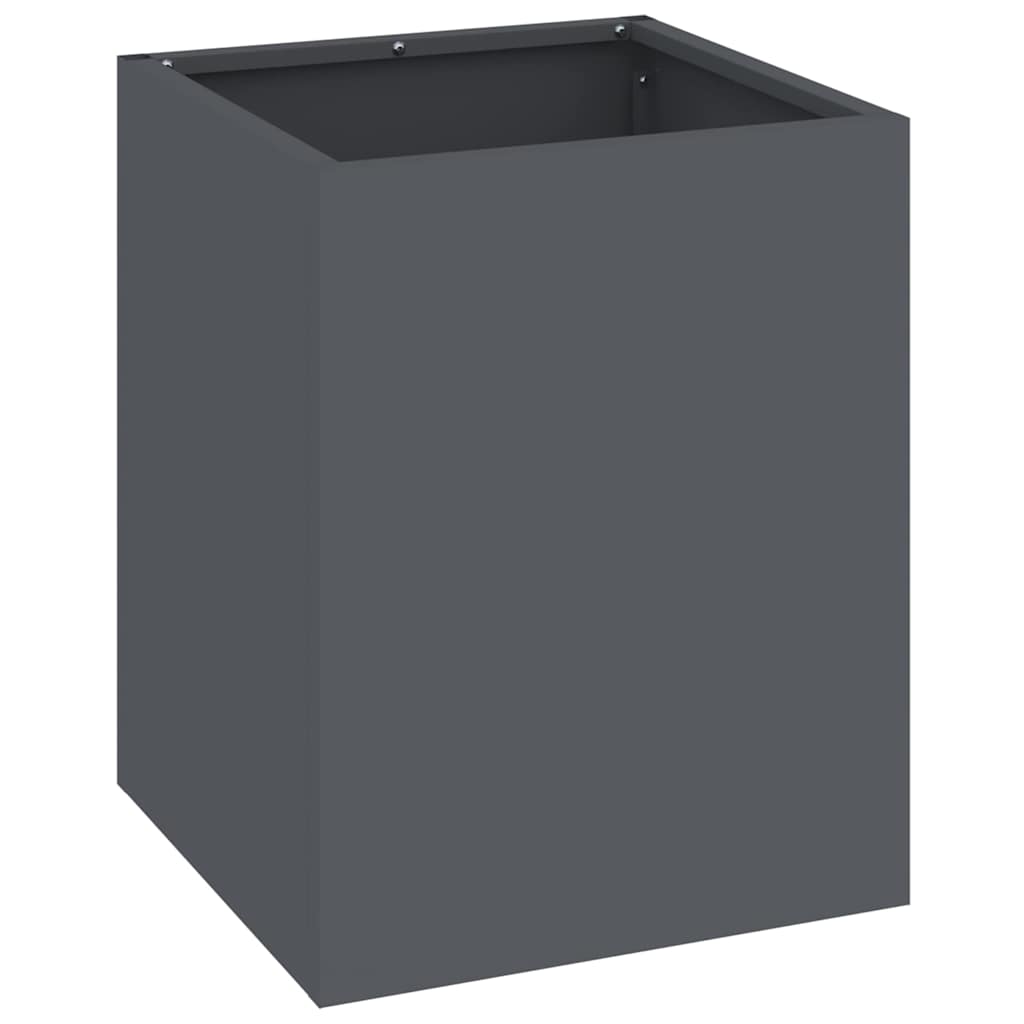 Vaso da giardino Antracite 32 x 32 x 40 cm