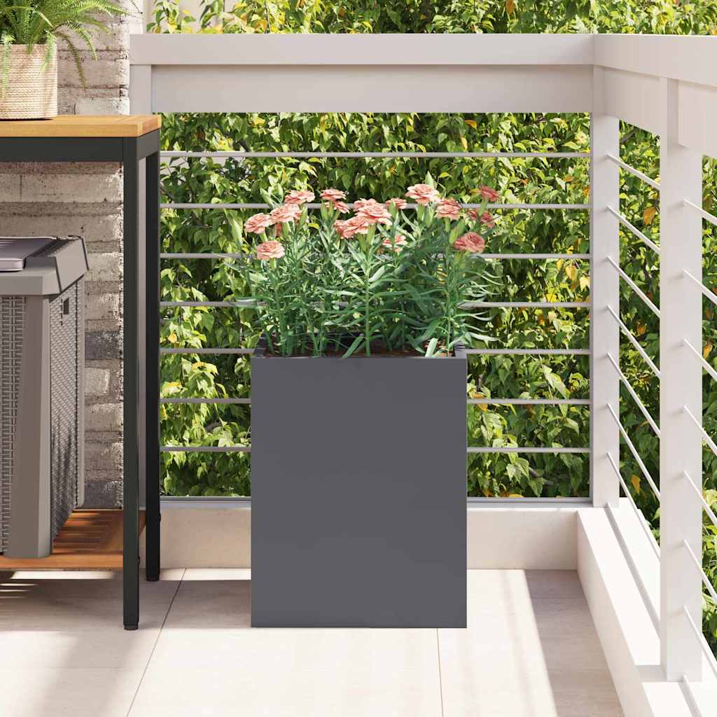 Vaso da giardino Antracite 32 x 32 x 40 cm