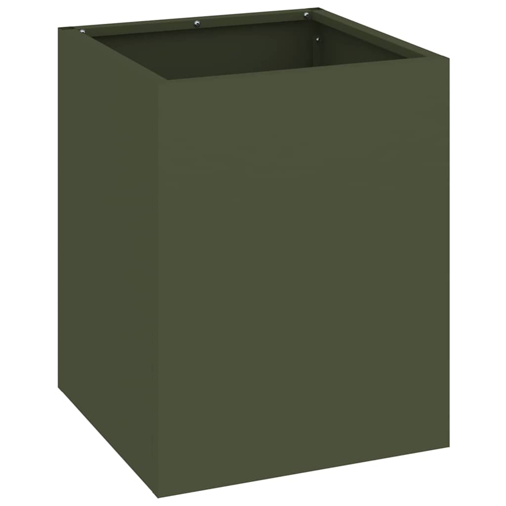 Vaso da giardino Verde oliva 32 x 32 x 40 cm