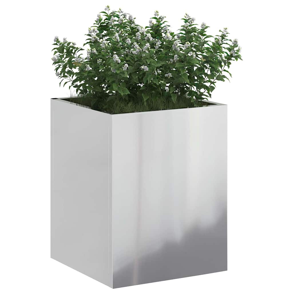Vaso da giardino Acciaio zincato 32 x 32 x 40 cm