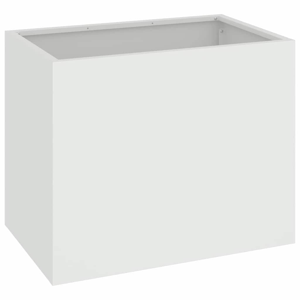 Vaso da giardino Bianco 50 x 32 x 40 cm