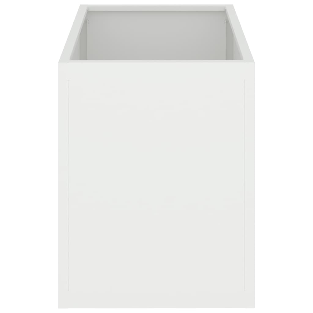 Vaso da giardino Bianco 50 x 32 x 40 cm