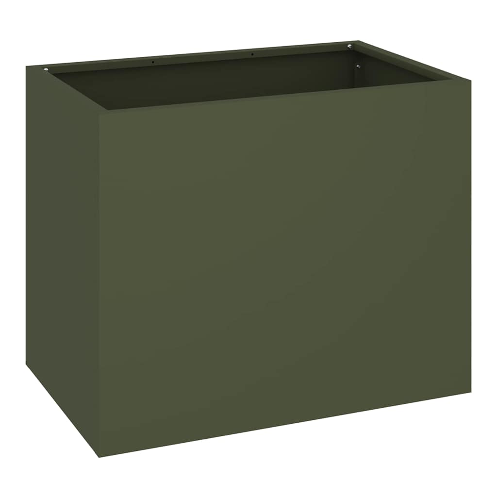 Vaso da giardino Oliver verde 50 x 32 x 40 cm
