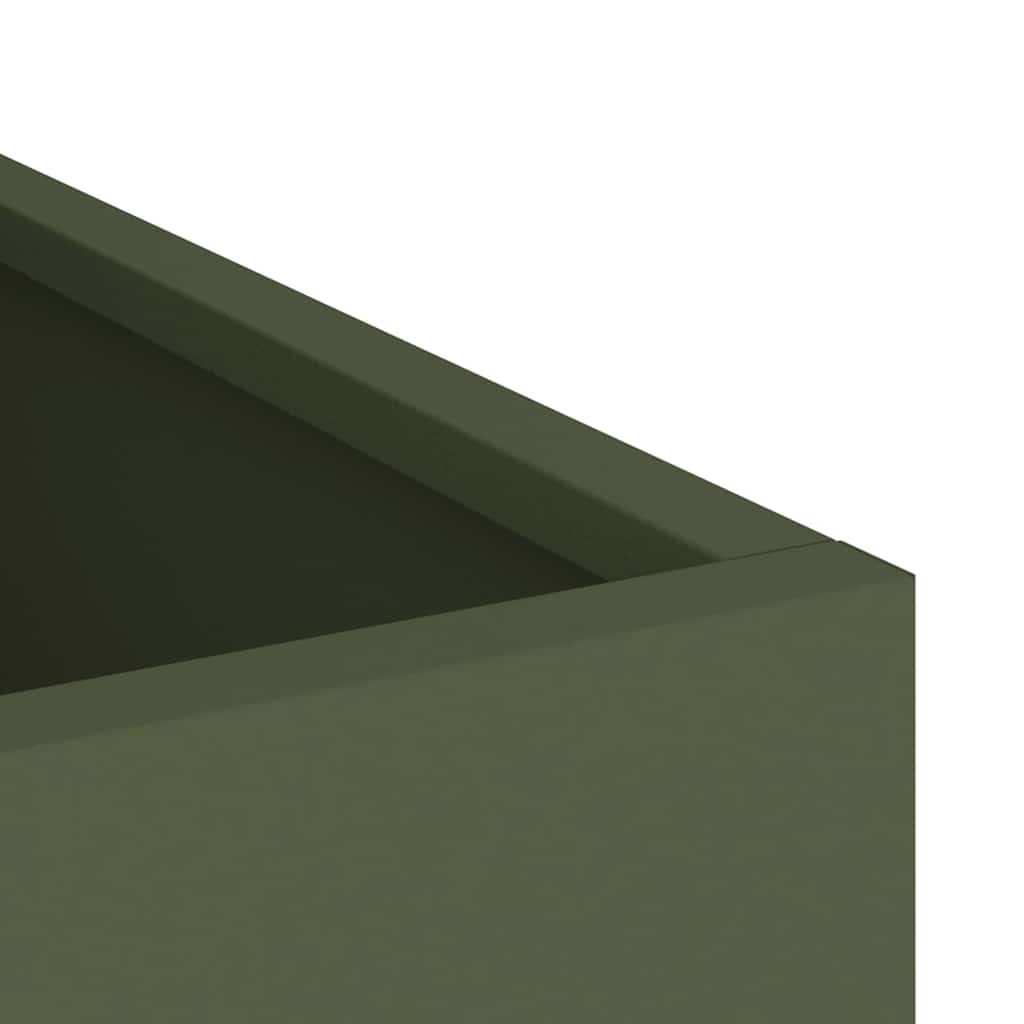 Vaso da giardino Oliver verde 50 x 32 x 40 cm