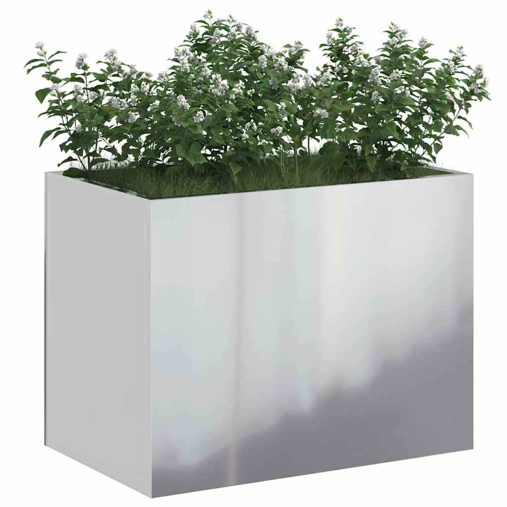 Vaso da giardino Acciaio zincato 50 x 32 x 40 cm