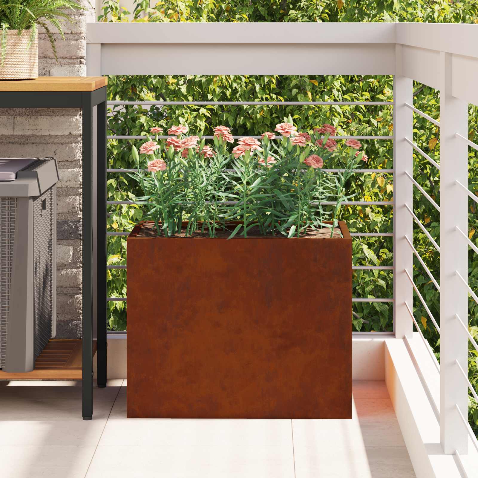 Vaso da giardino Ruggine 50 x 32 x 40 cm