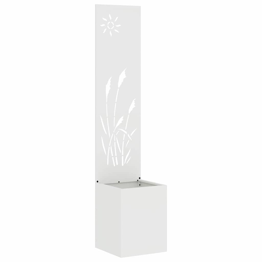 Schermo per privacy in giardino Traforo Bianco 32 x 32 x 150 cm