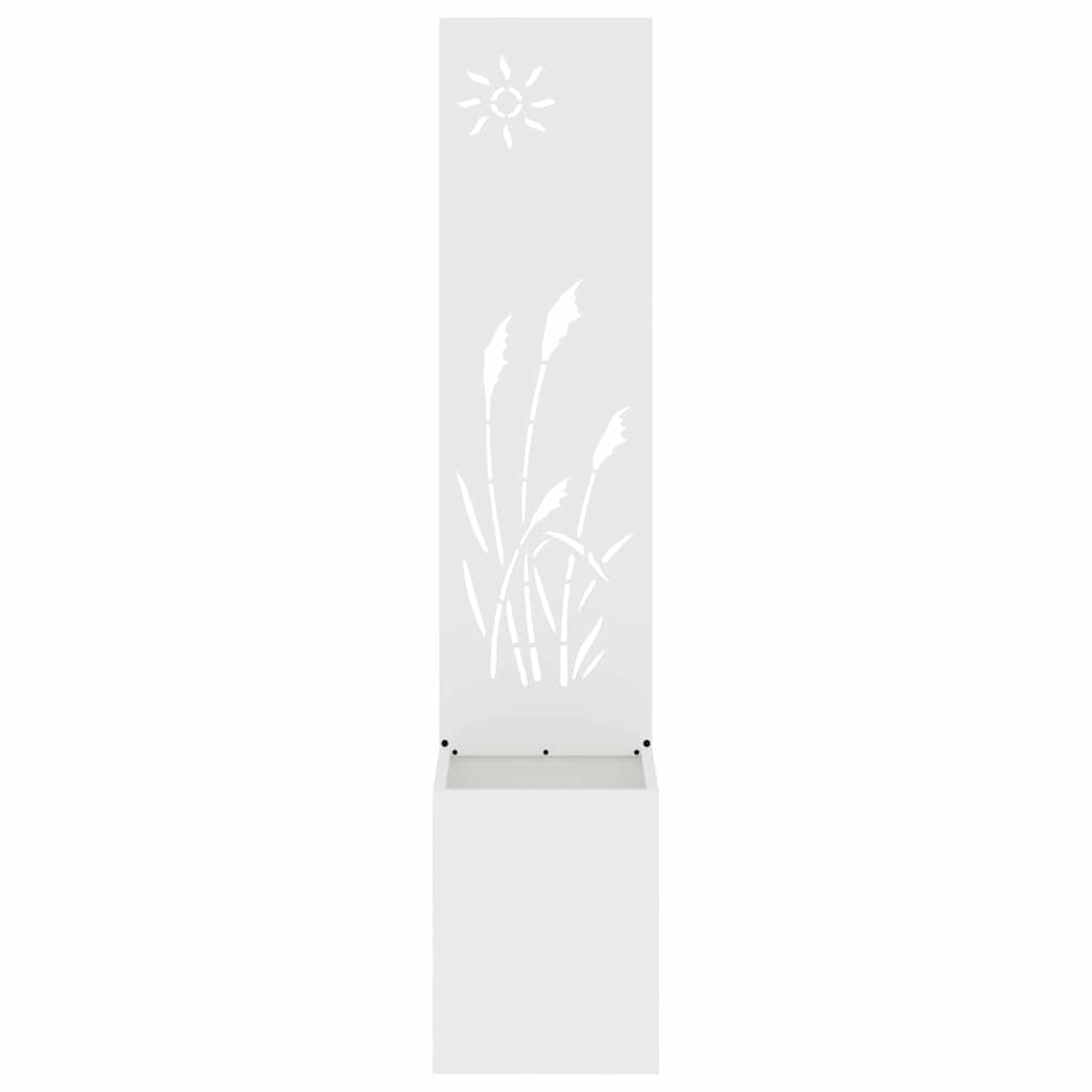 Schermo per privacy in giardino Traforo Bianco 32 x 32 x 150 cm