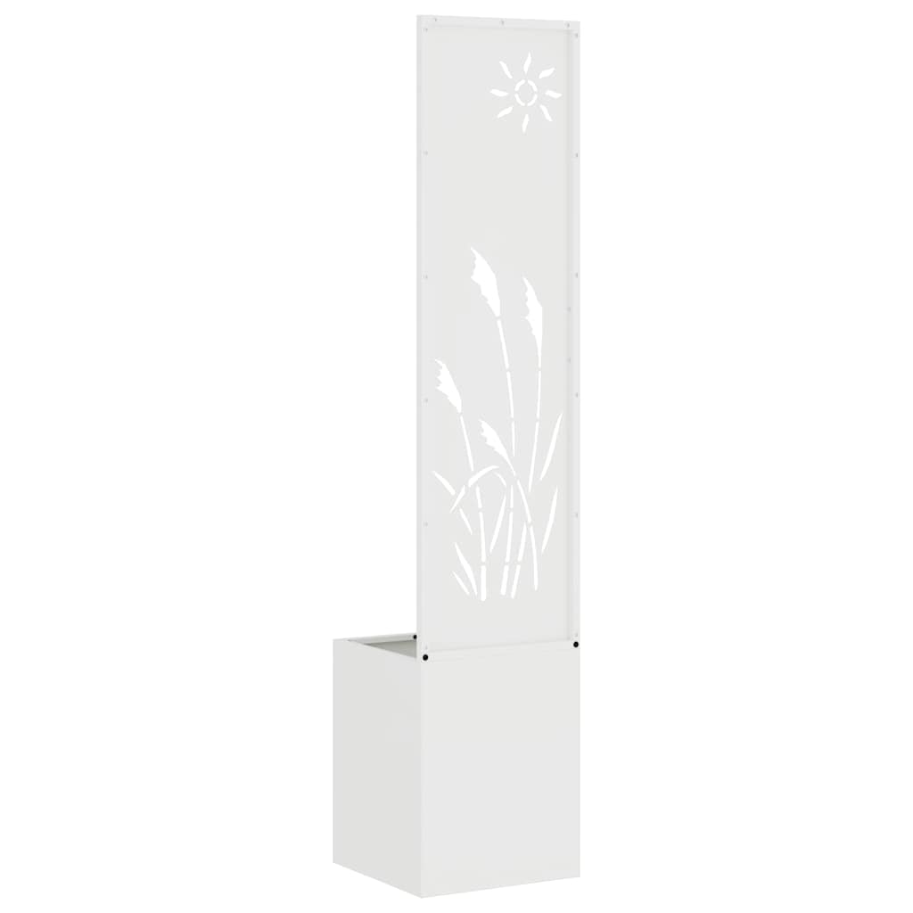 Schermo per privacy in giardino Traforo Bianco 32 x 32 x 150 cm