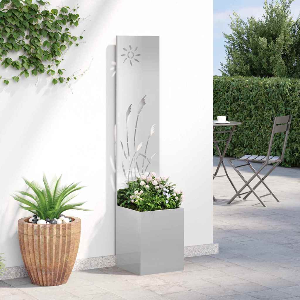 Schermo per privacy in giardino Argento 32 x 32 x 150 cm
