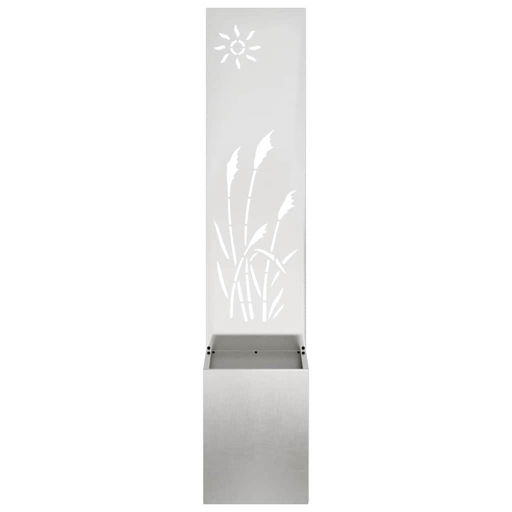Schermo per privacy in giardino Argento 32 x 32 x 150 cm