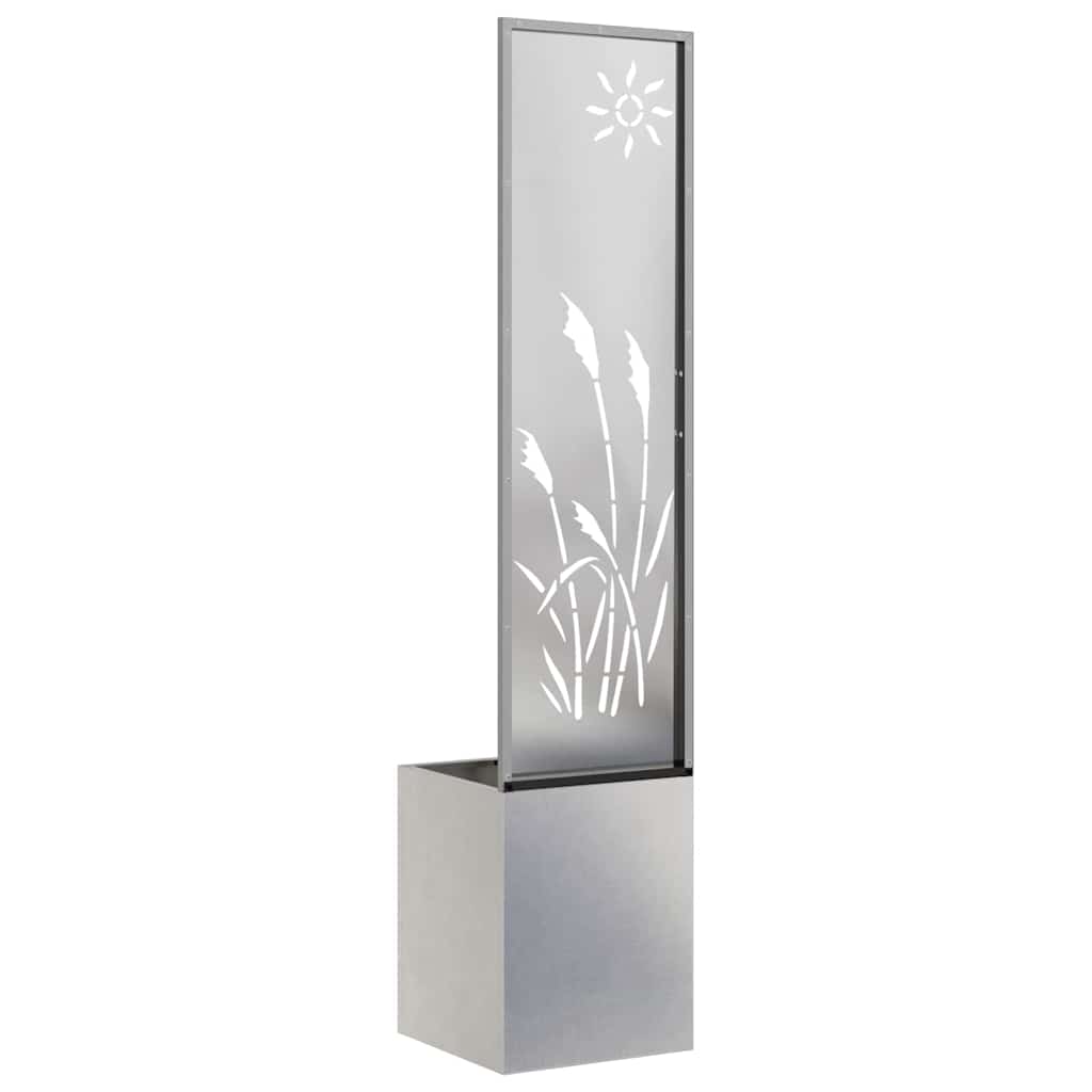 Schermo per privacy in giardino Argento 32 x 32 x 150 cm