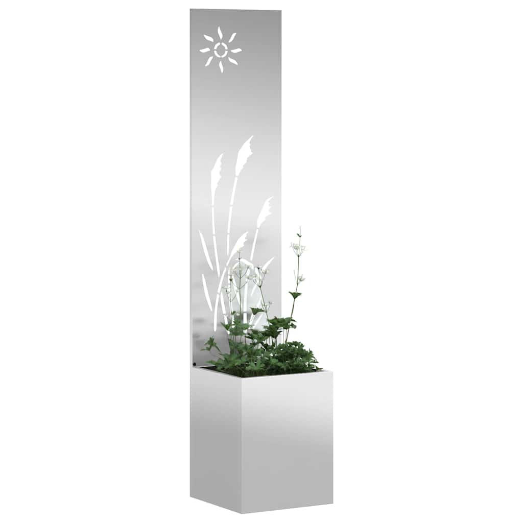 Schermo per privacy in giardino Argento 32 x 32 x 150 cm
