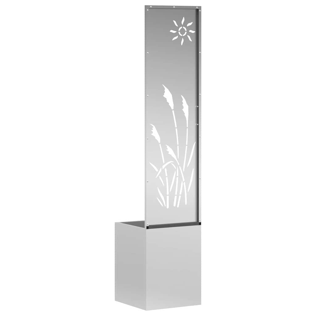 Schermo per privacy in giardino Argento 32 x 32 x 150 cm