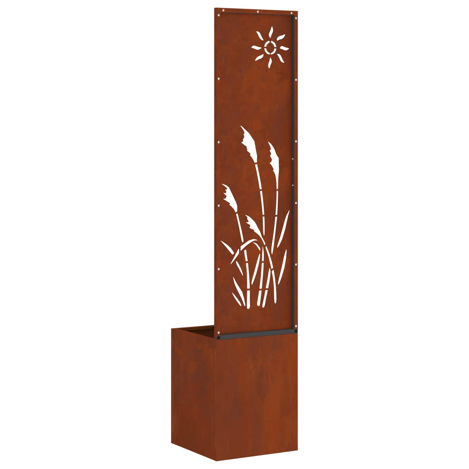 Schermo per privacy in giardino Ruggine 32 x 32 x 150 cm