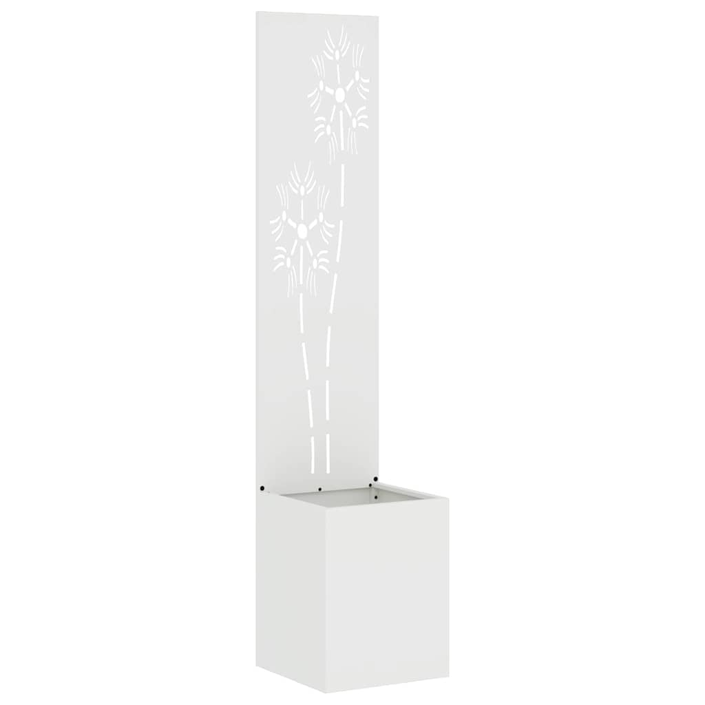 Schermo per privacy in giardino Bianco 32 x 32 x 150 cm