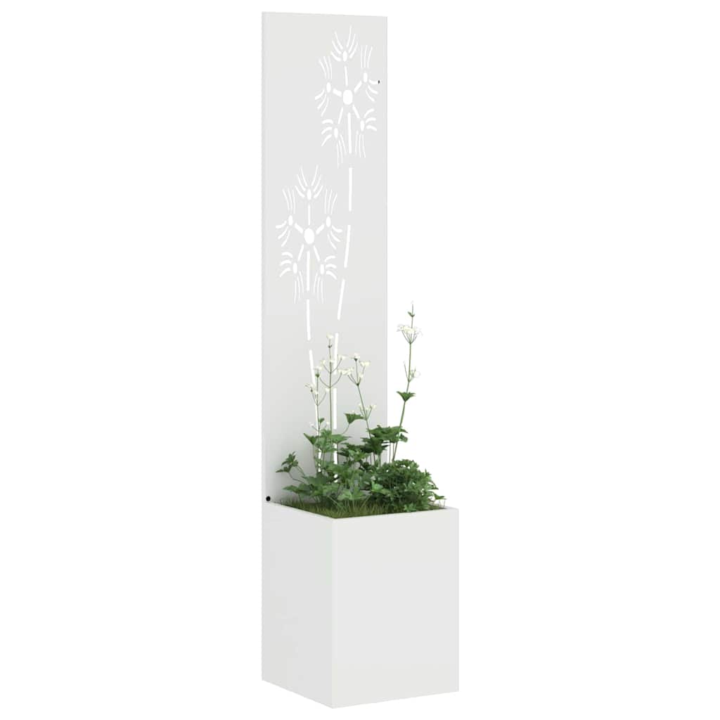 Schermo per privacy in giardino Bianco 32 x 32 x 150 cm