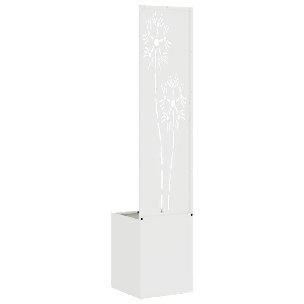 Schermo per privacy in giardino Bianco 32 x 32 x 150 cm