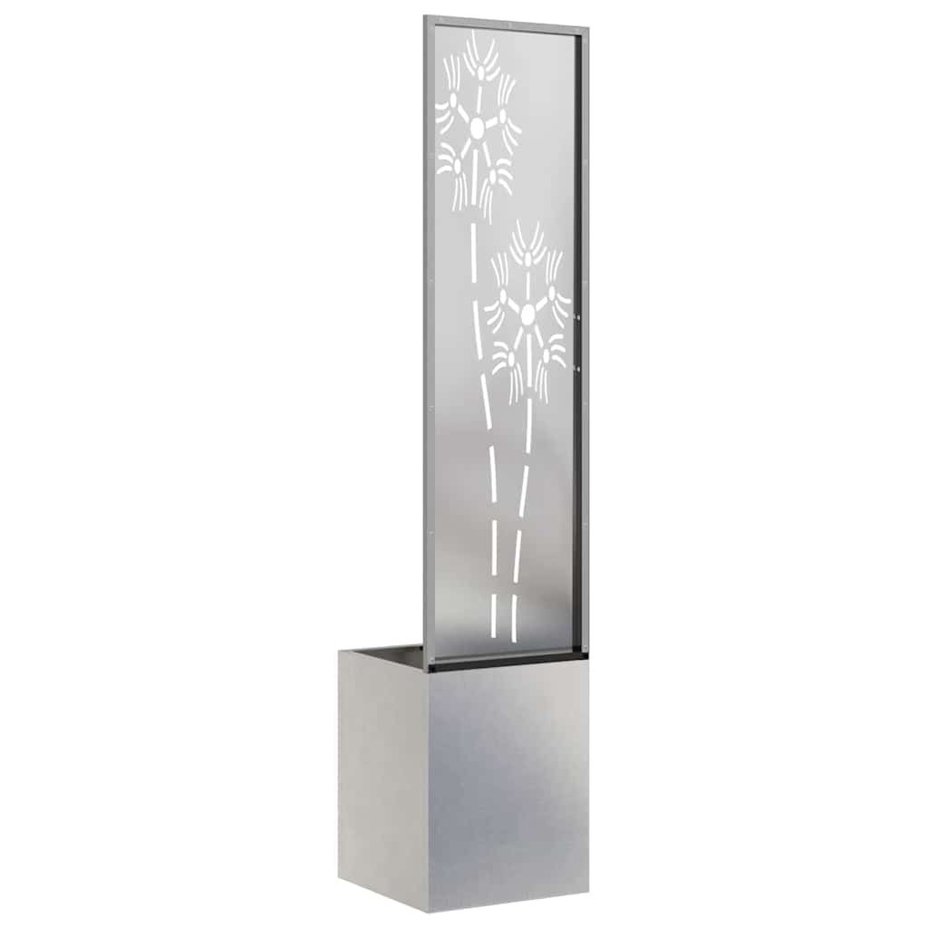 Schermo per privacy in giardino Argento 32 x 32 x 150 cm