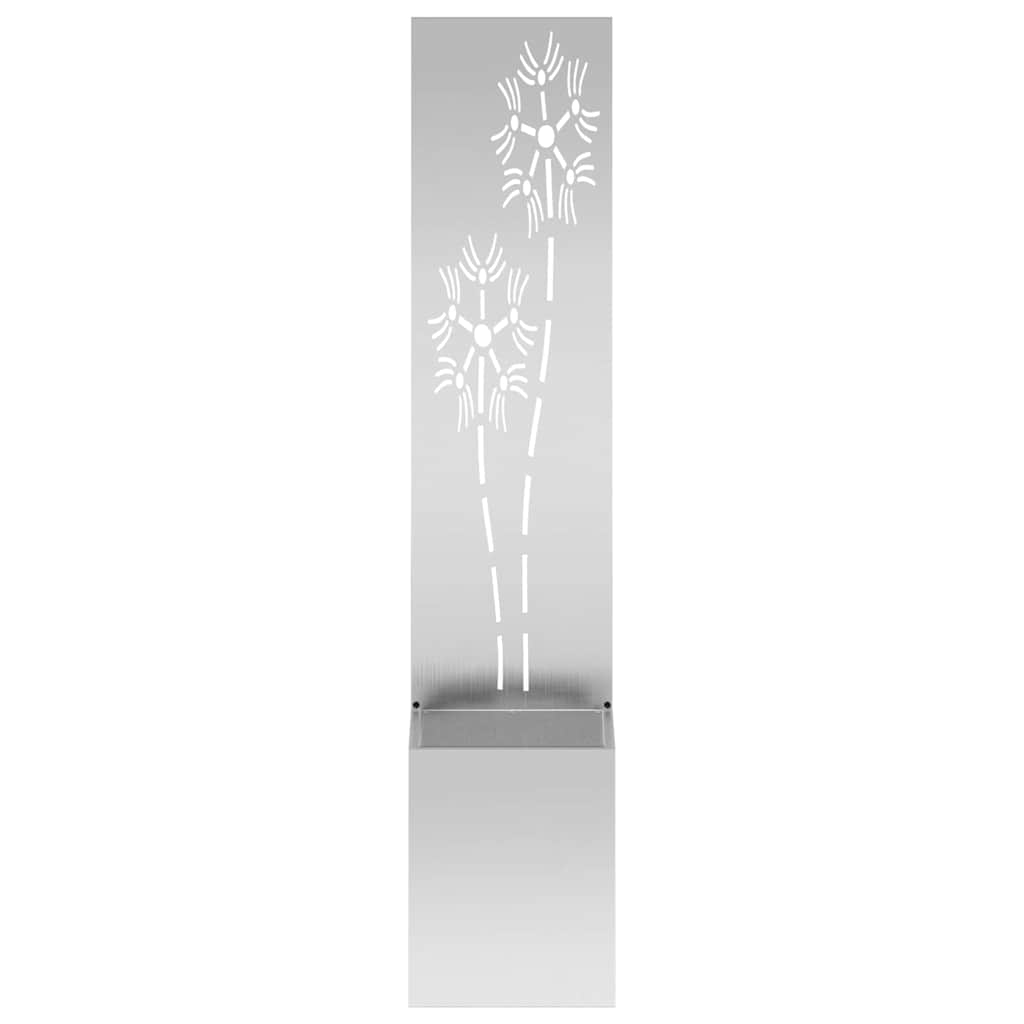 Schermo per privacy in giardino Argento 32 x 32 x 150 cm