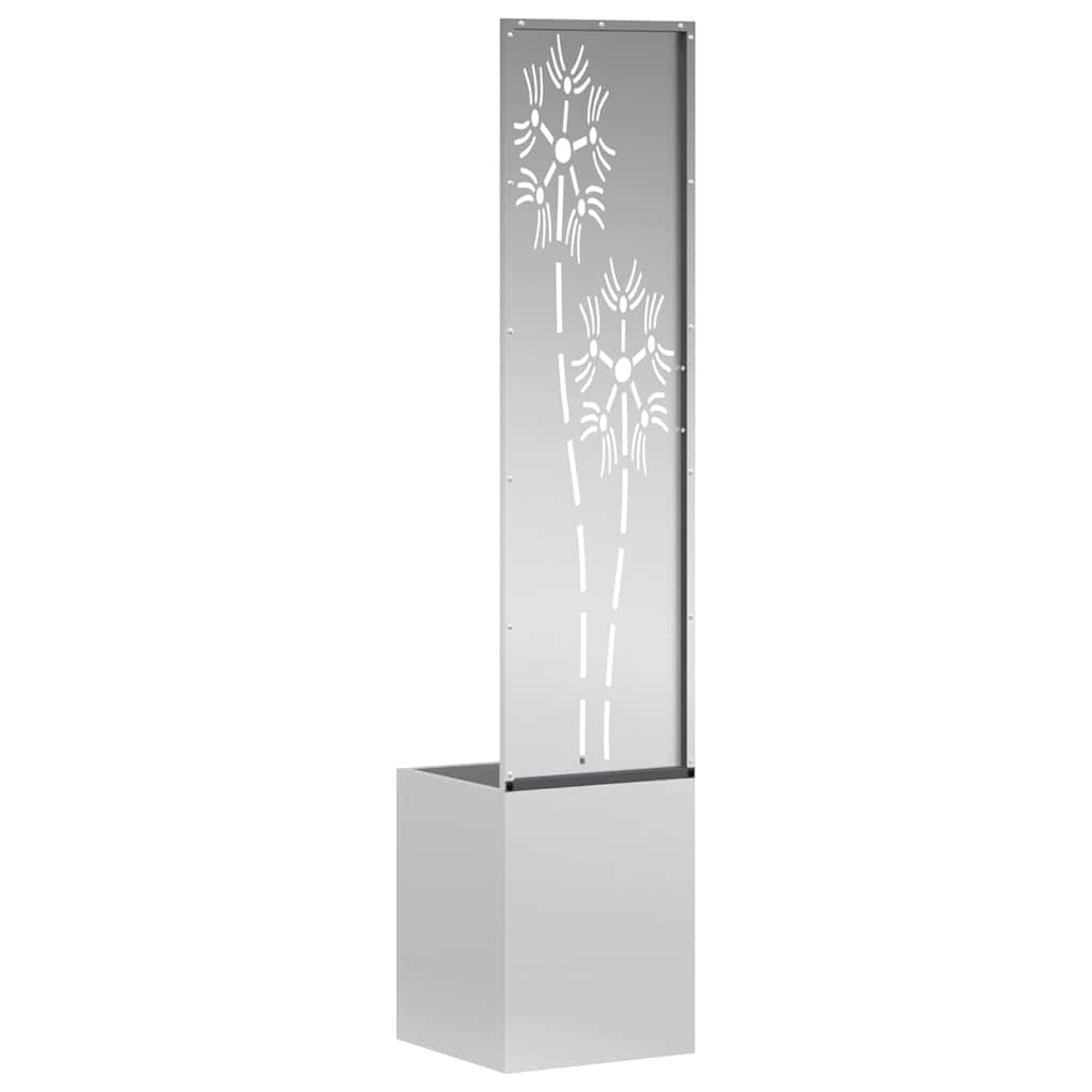 Schermo per privacy in giardino Argento 32 x 32 x 150 cm