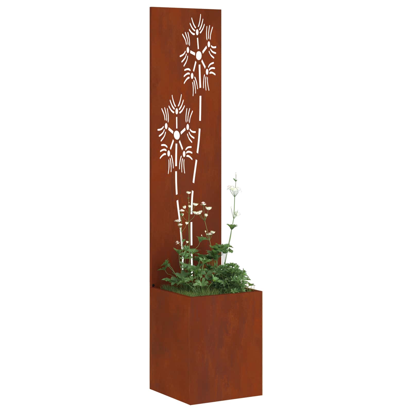 Schermo per privacy in giardino Ruggine 32 x 32 x 150 cm