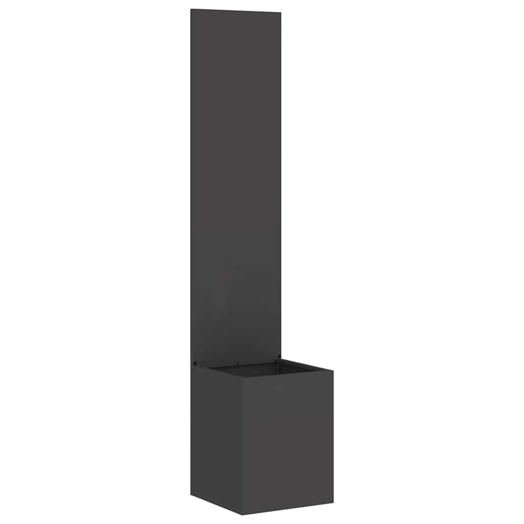 Schermo per privacy in giardino Traforo Nero 32 x 32 x 150 cm