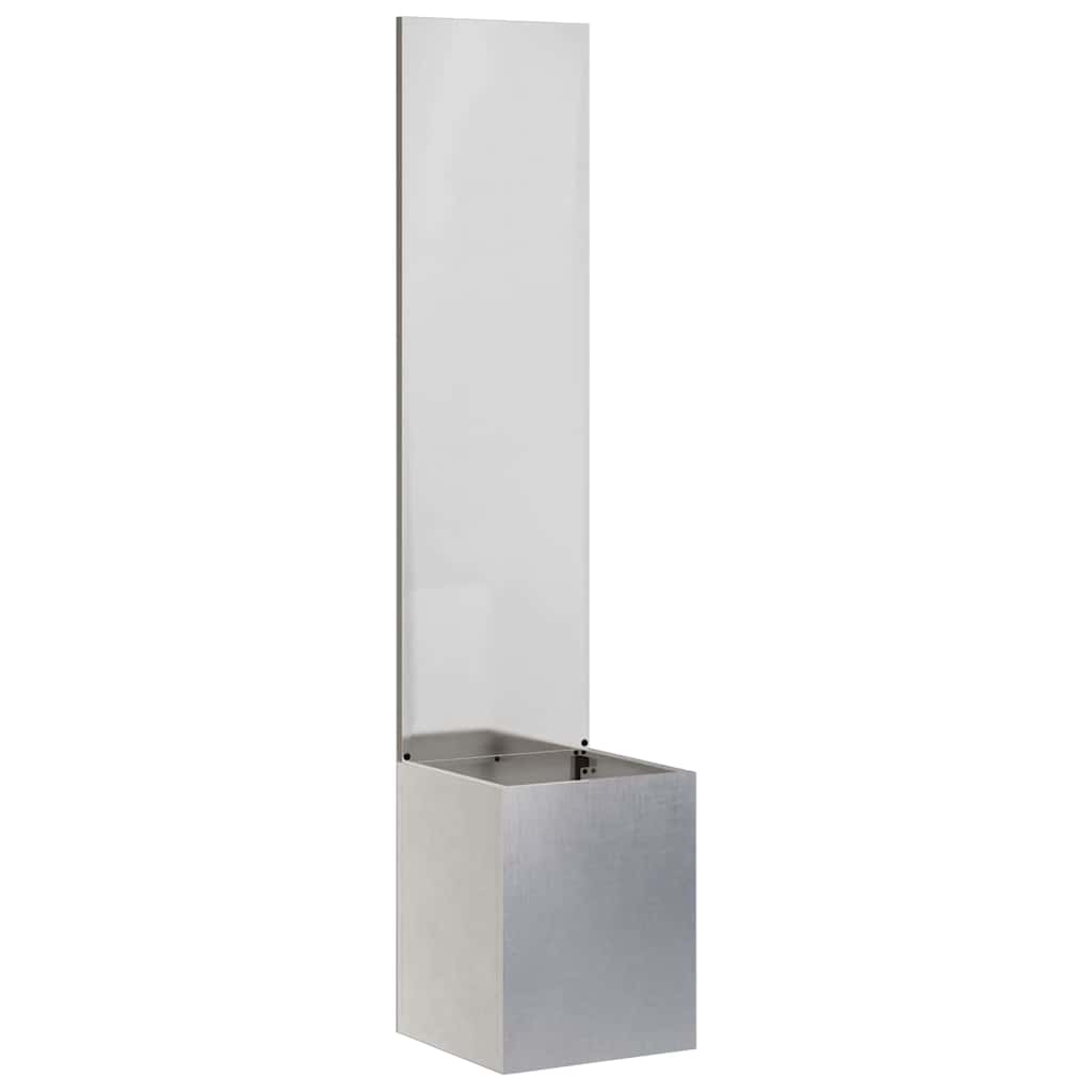 Schermo per privacy in giardino Argento 32 x 32 x 150 cm