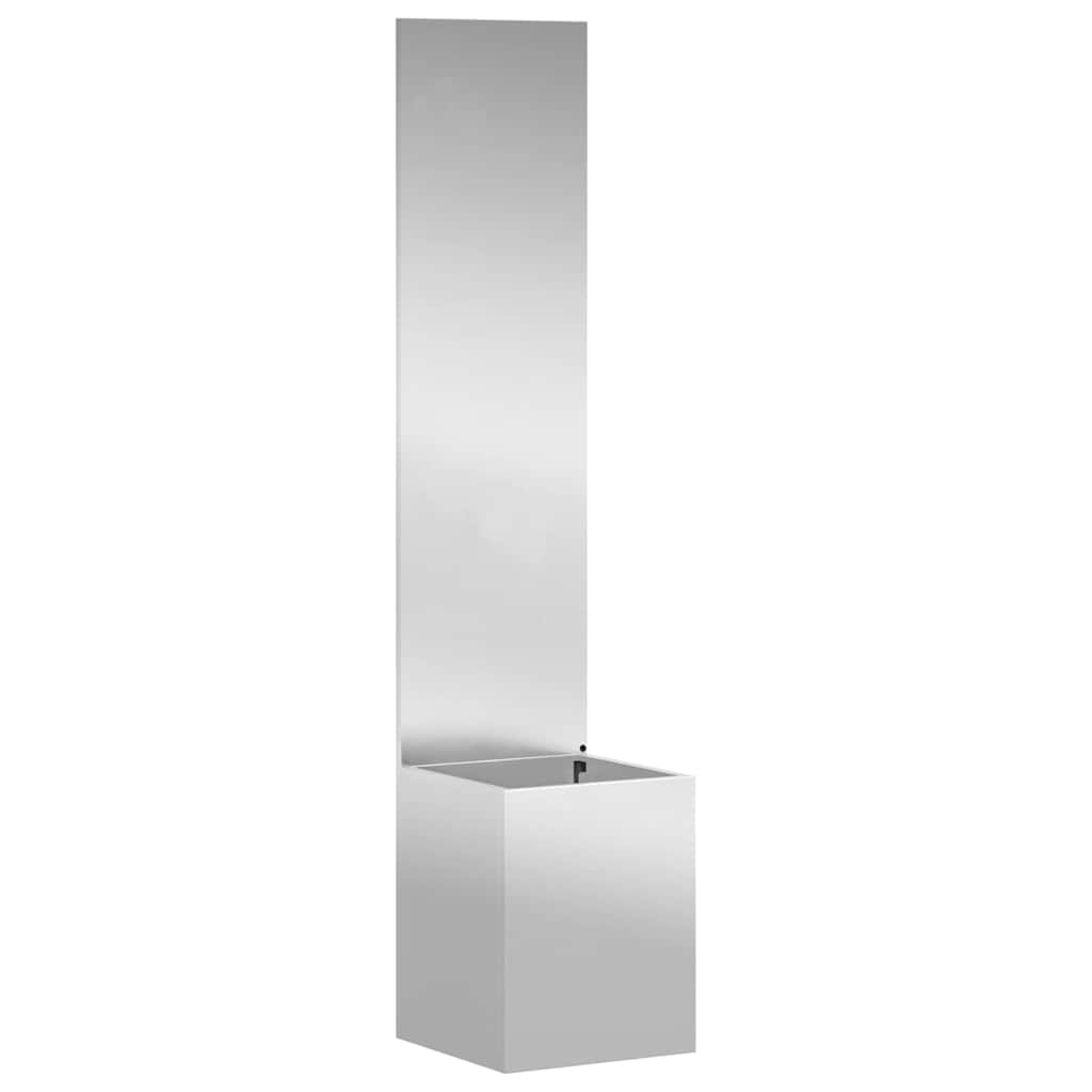 Schermo per privacy in giardino Argento 32 x 32 x 150 cm