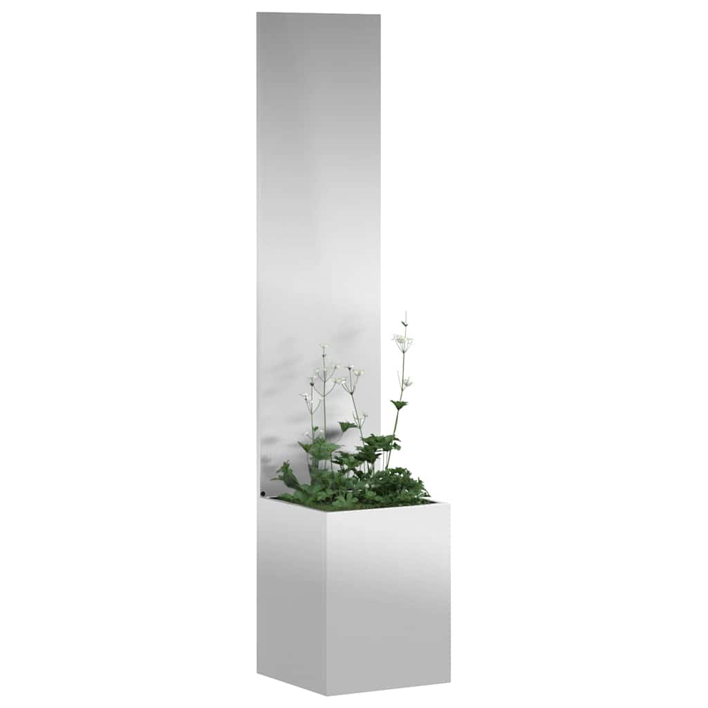 Schermo per privacy in giardino Argento 32 x 32 x 150 cm