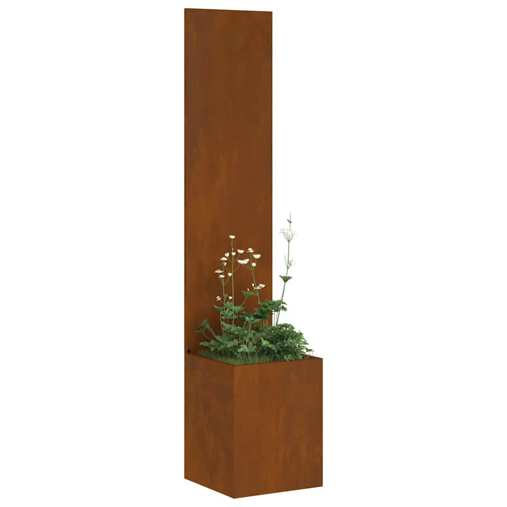 Schermo per privacy in giardino Ruggine 32 x 32 x 150 cm