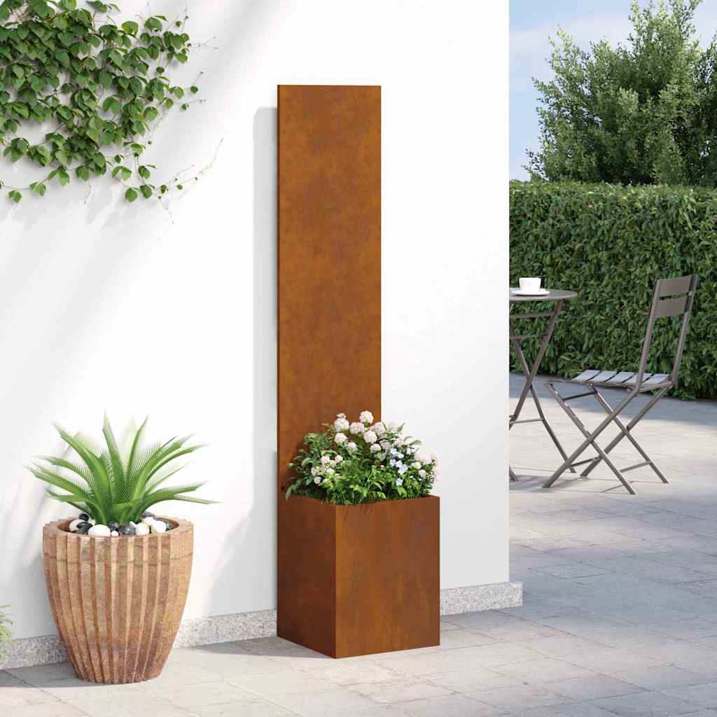 Schermo per privacy in giardino Ruggine 32 x 32 x 150 cm