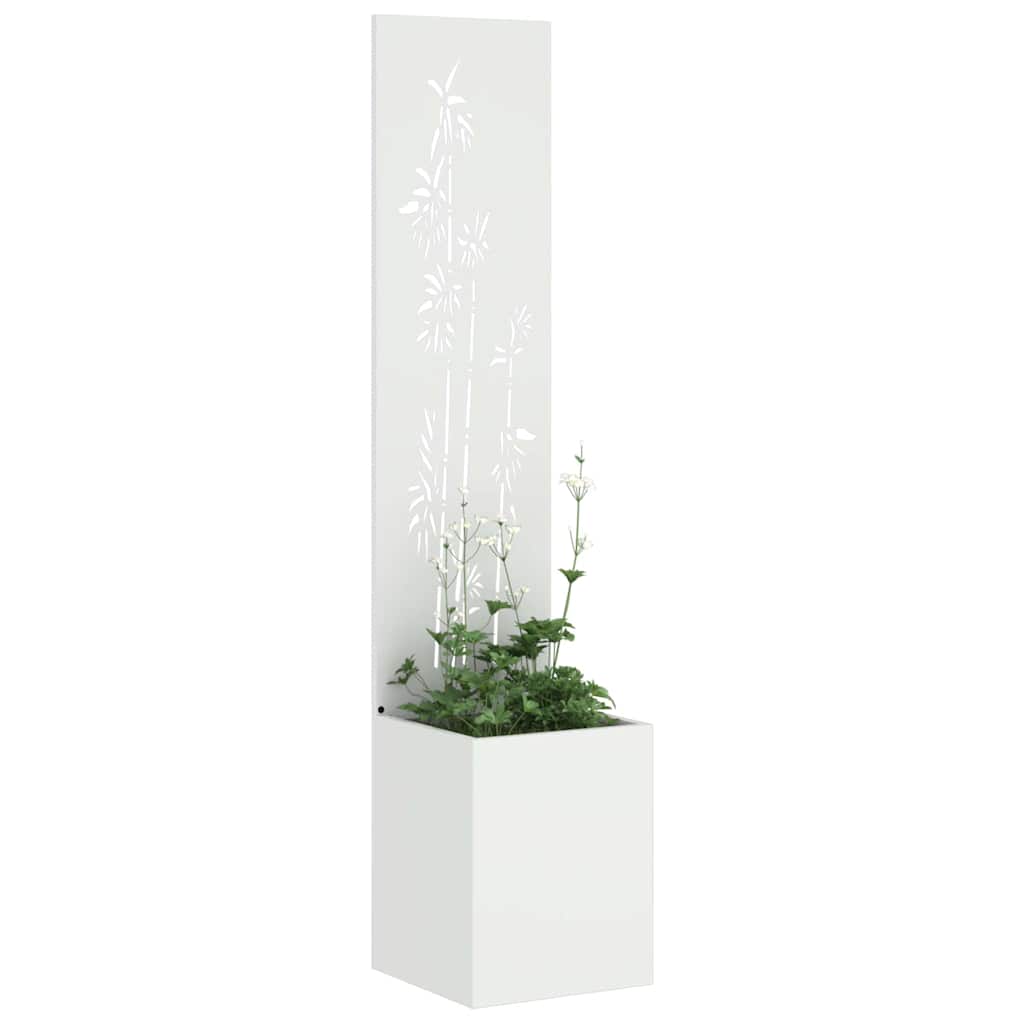Schermo per privacy in giardino Bianco 32 x 32 x 150 cm