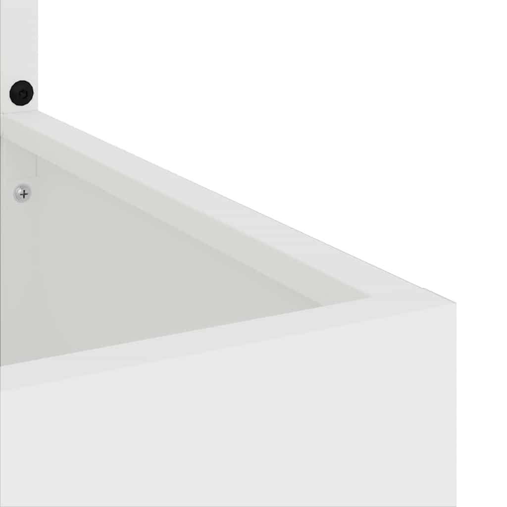 Schermo per privacy in giardino Bianco 32 x 32 x 150 cm
