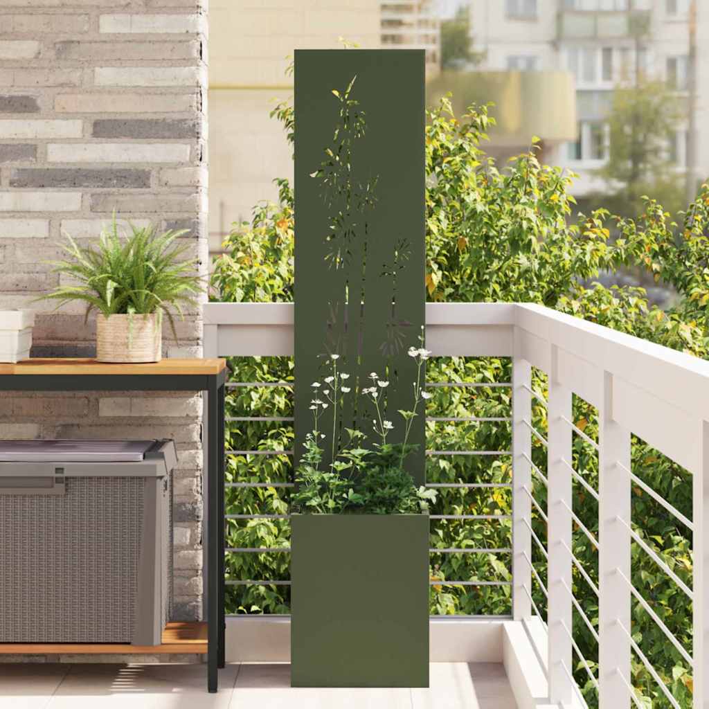 Schermo per privacy in giardino Oliver verde 32 x 32 x 150 cm