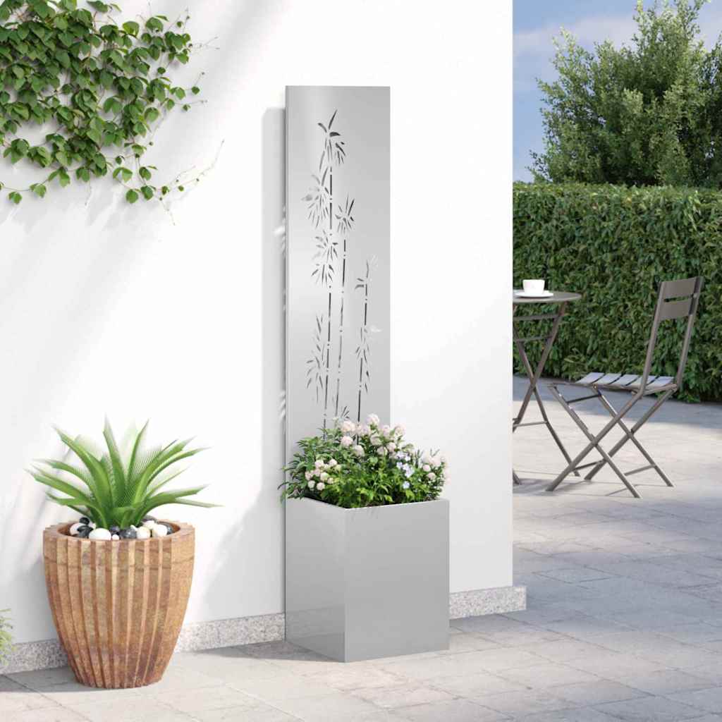 Schermo per privacy in giardino Argento 32 x 32 x 150 cm