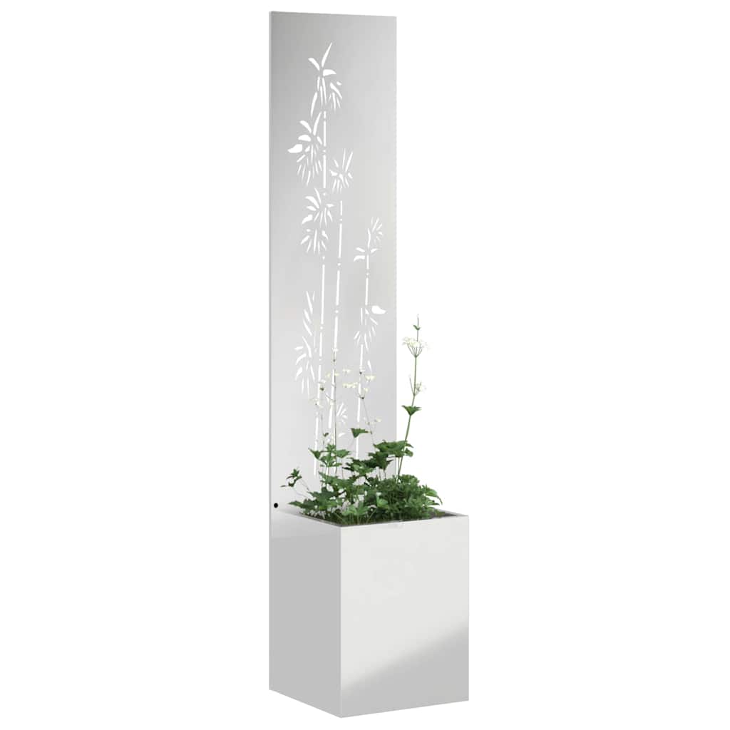 Schermo per privacy in giardino Argento 32 x 32 x 150 cm