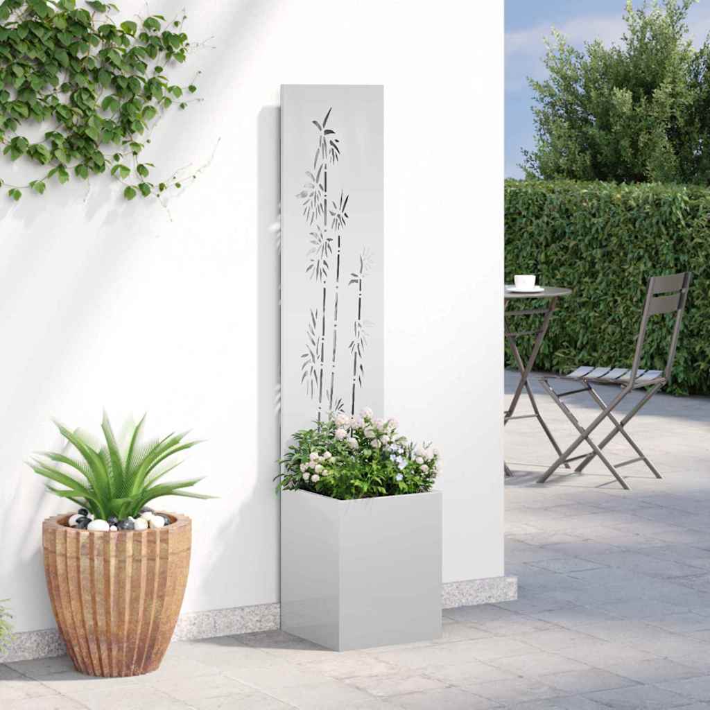 Schermo per privacy in giardino Argento 32 x 32 x 150 cm