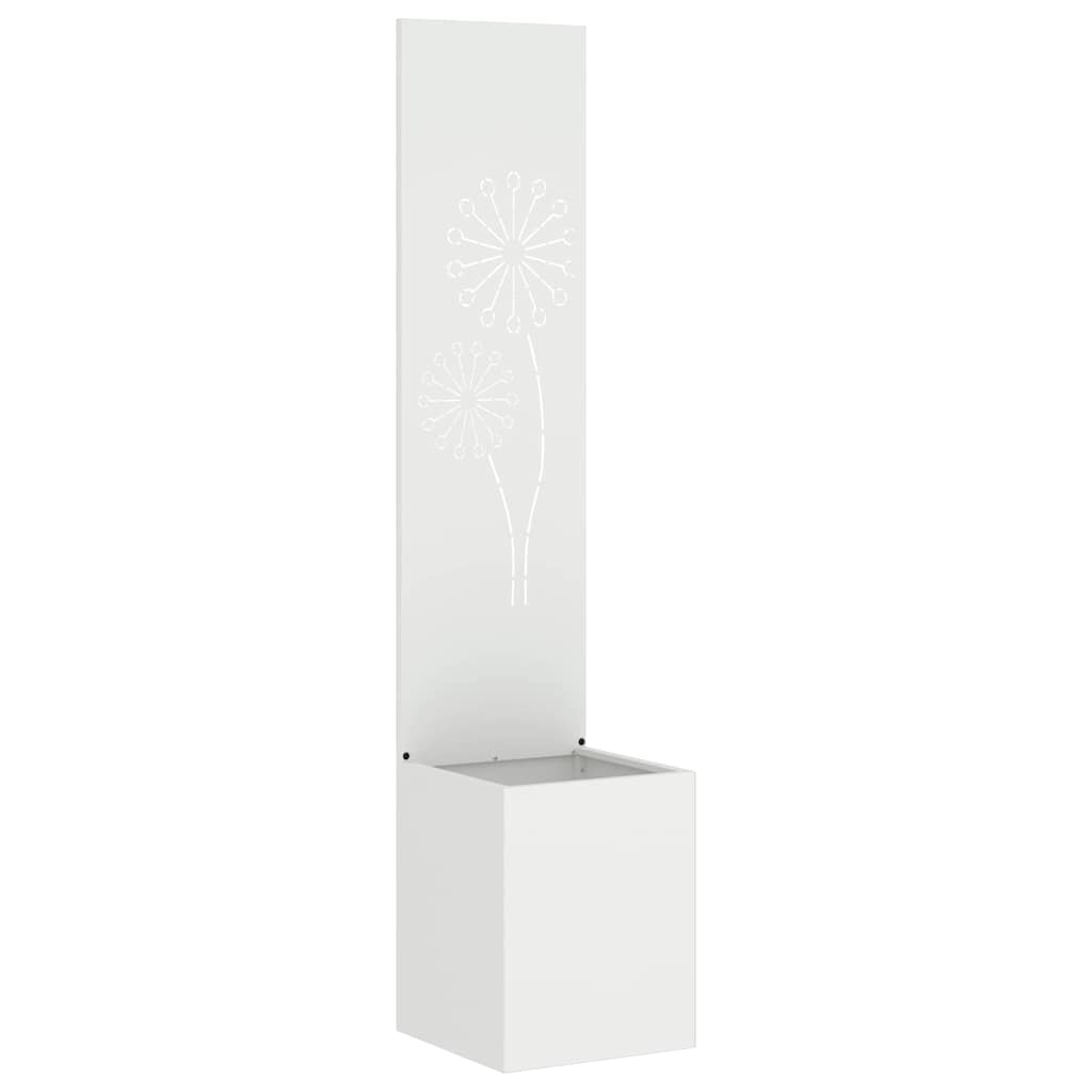 Schermo per privacy in giardino Traforo Bianco 32 x 32 x 150 cm