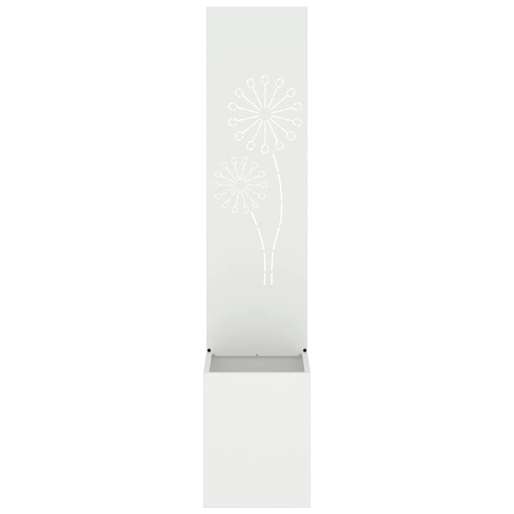 Schermo per privacy in giardino Traforo Bianco 32 x 32 x 150 cm