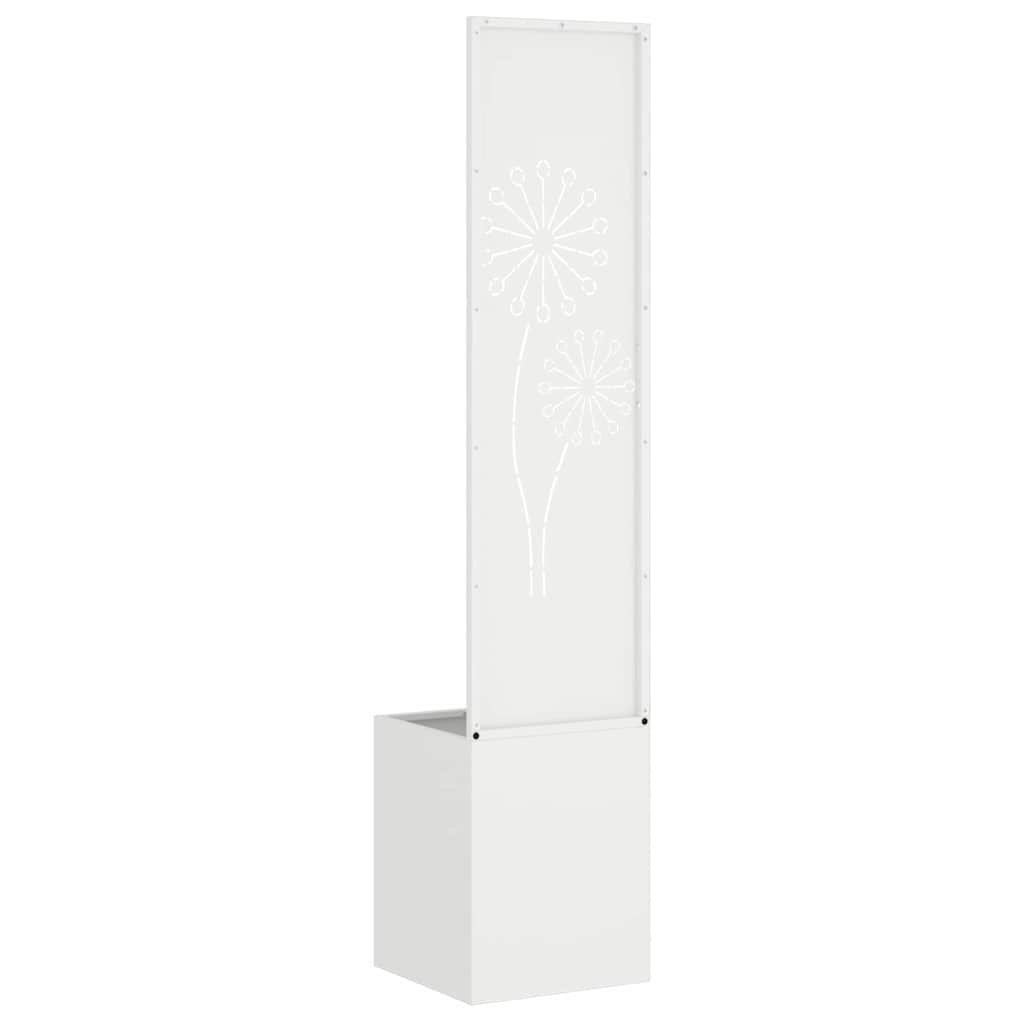 Schermo per privacy in giardino Traforo Bianco 32 x 32 x 150 cm
