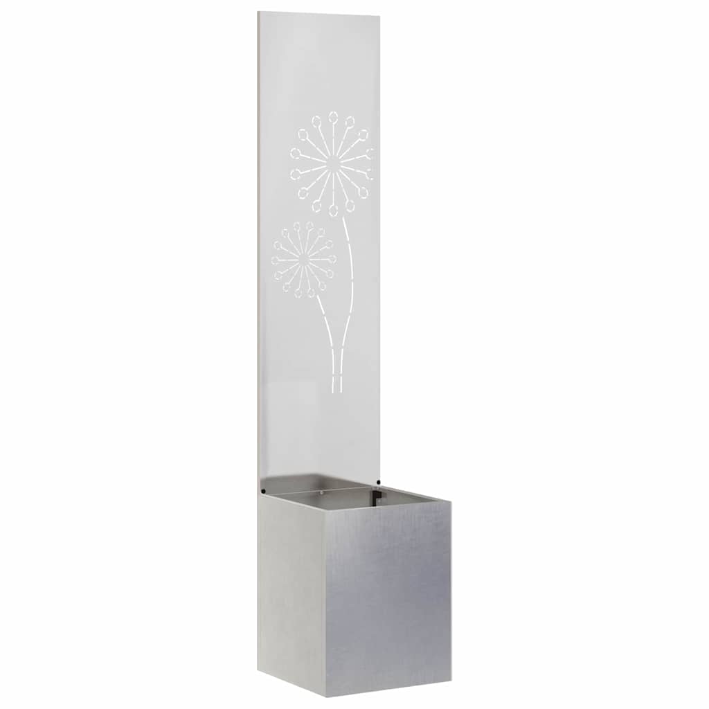 Schermo per privacy in giardino Argento 32 x 32 x 150 cm