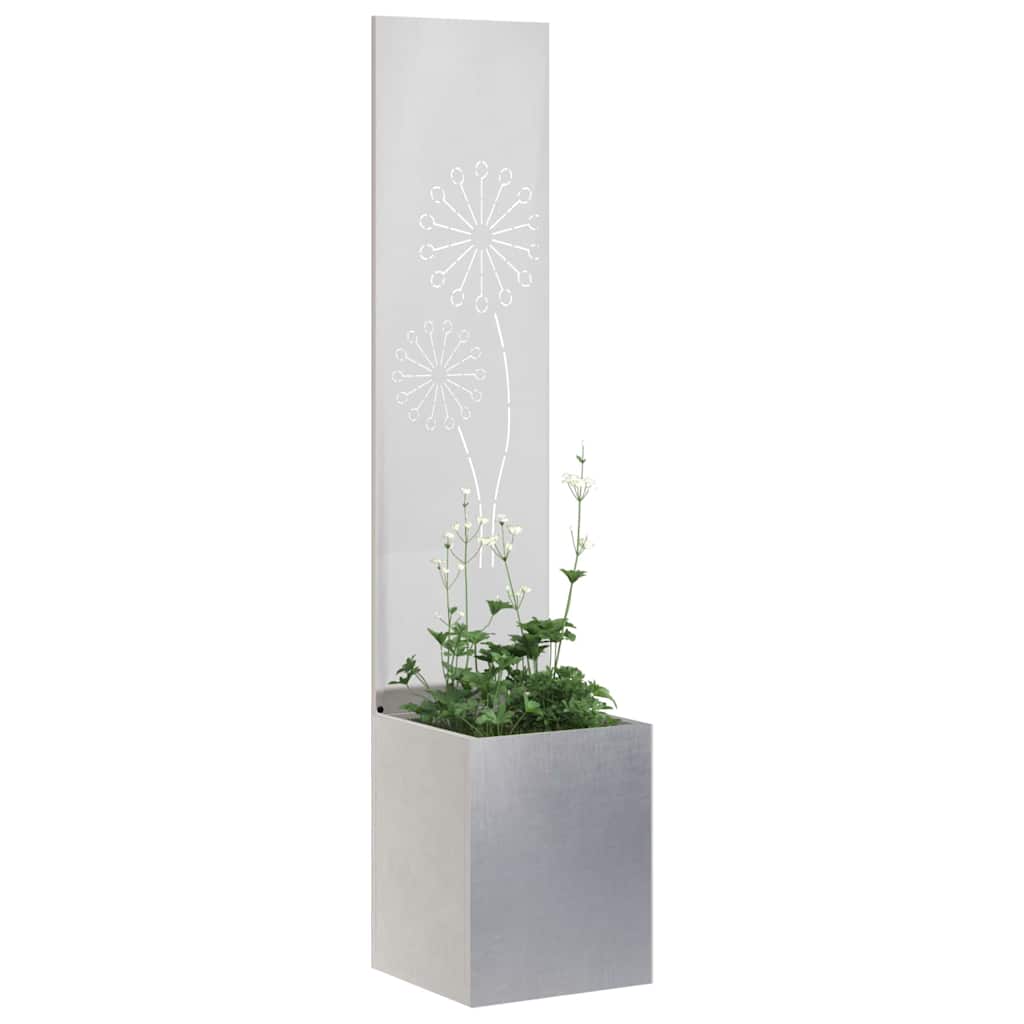 Schermo per privacy in giardino Argento 32 x 32 x 150 cm