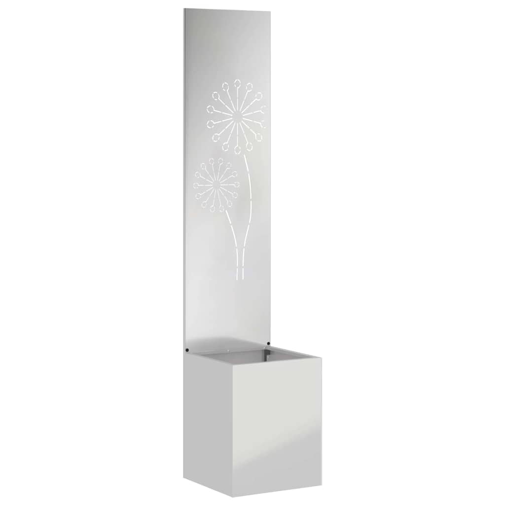 Schermo per privacy in giardino Argento 32 x 32 x 150 cm