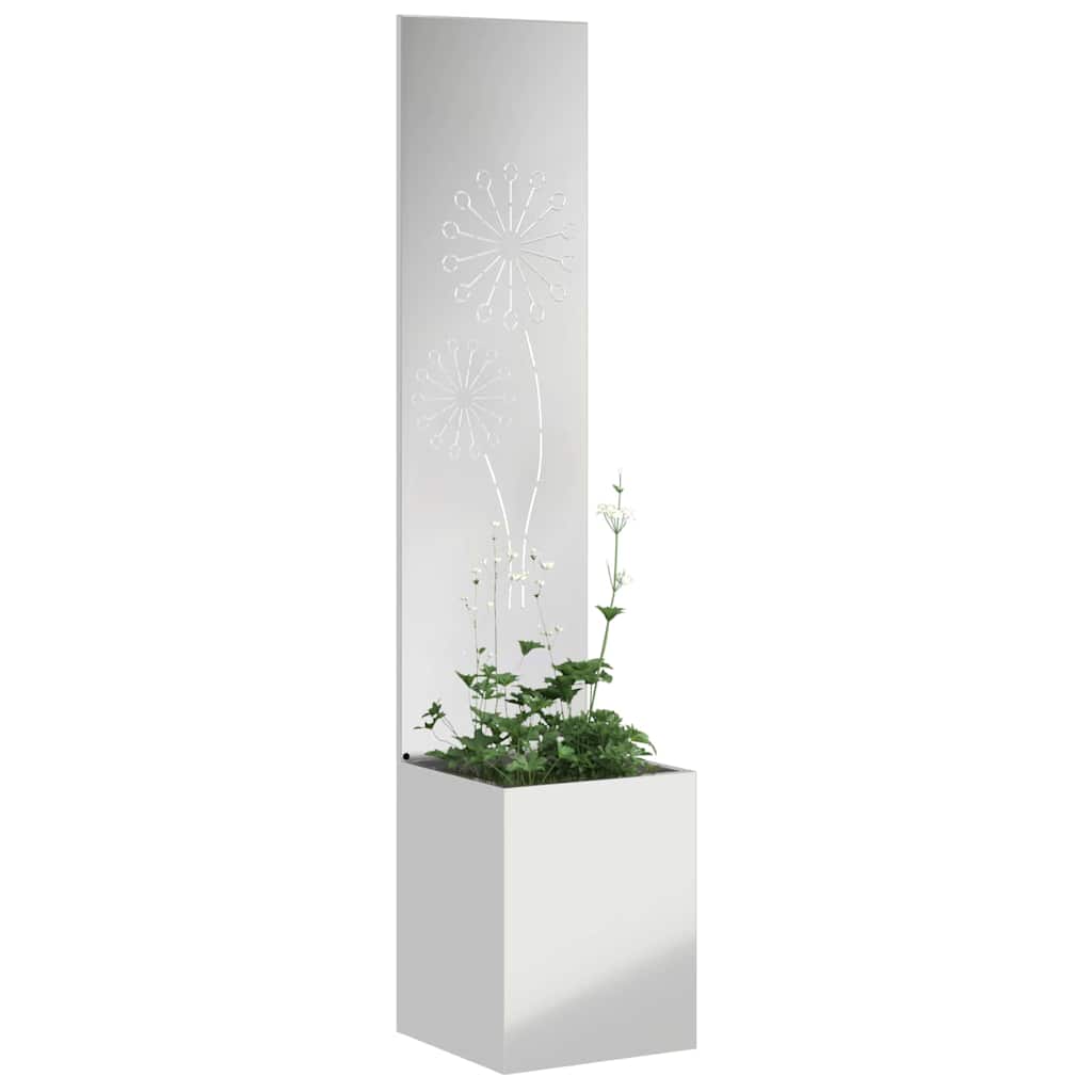Schermo per privacy in giardino Argento 32 x 32 x 150 cm
