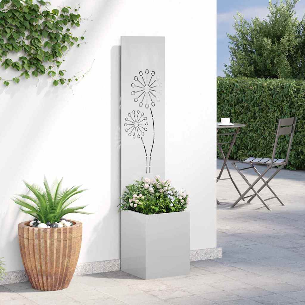 Schermo per privacy in giardino Argento 32 x 32 x 150 cm